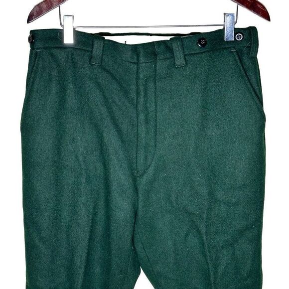 Vintage Northway Wool Pants Green Men’s size 32 - Picture 2 of 7